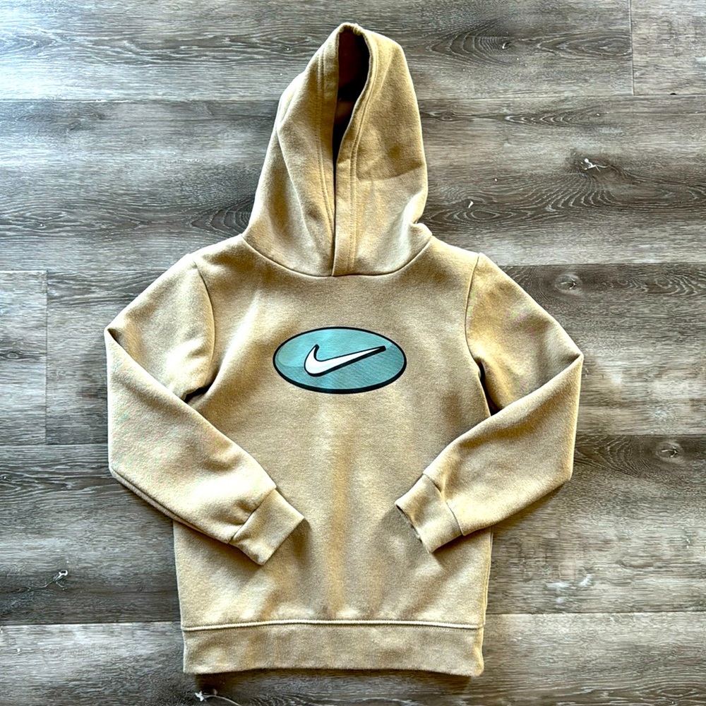 Tan Nike Hoodie Sweatshirt